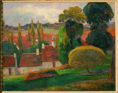 Una fattoria in Bretagna da Paul Gauguin