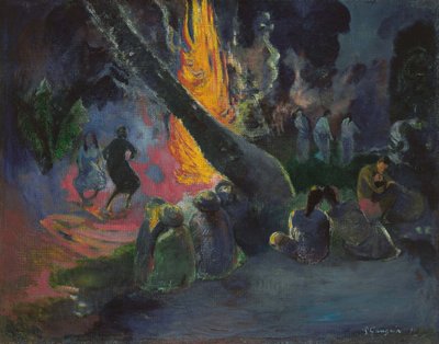 Upa upa, la danza del fuoco da Paul Gauguin