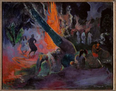 Upaupa (olio su tela) da Paul Gauguin