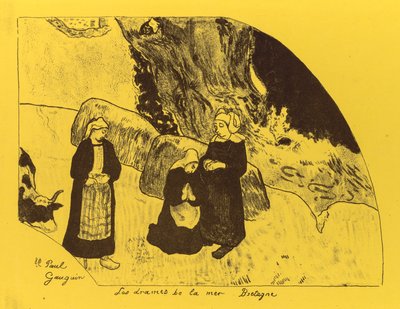 Suite Volpini: Drammi del Mare: Bretagna (Les Drames de la Mer, Bretagne) da Paul Gauguin