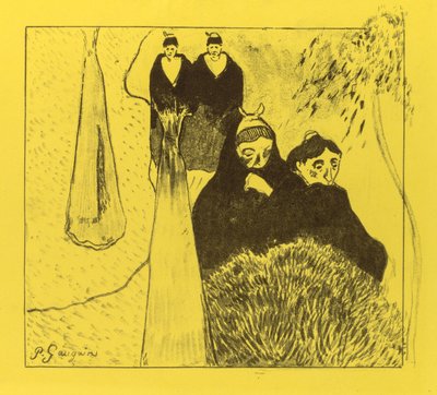 Suite Volpini: Vecchie Donne di Arles (Les Vieilles Filles [Arles]) da Paul Gauguin