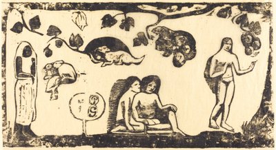 Donne, Animali e Foliage, in o dopo il 1895 da Paul Gauguin