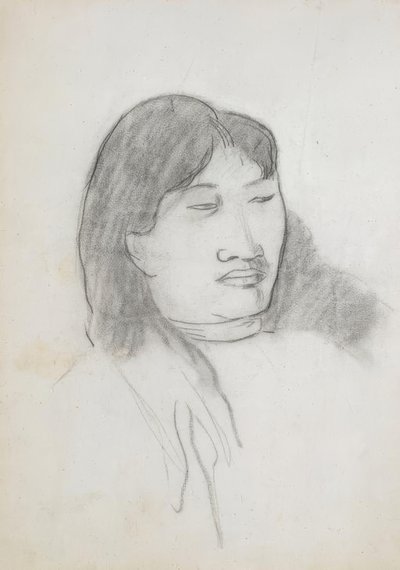 Studio di giovane tahitiana da Paul Gauguin