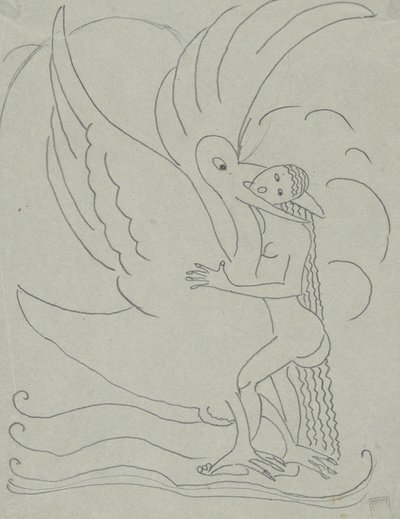 Leda e il cigno da Paul Gaulois