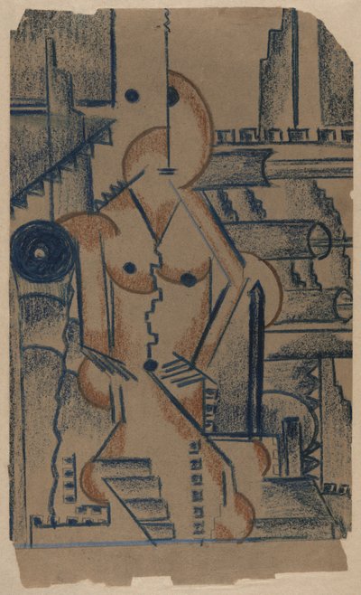 Nudo seduto da Paul Gaulois
