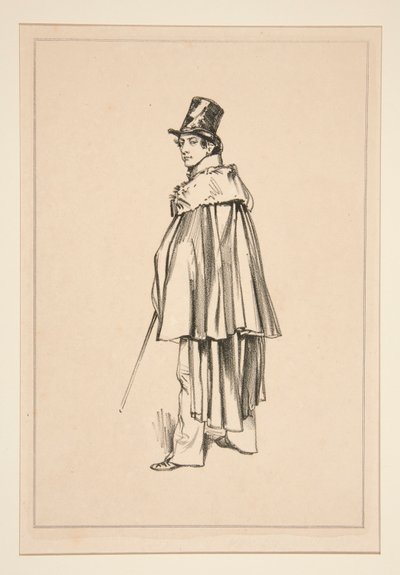 Artista drammatico da Paul Gavarni