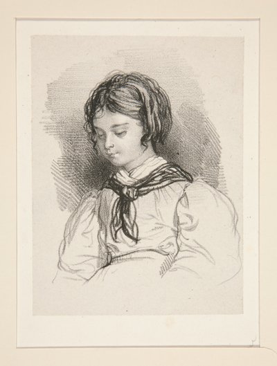 Busto di una bambina da Paul Gavarni