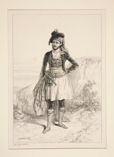 Contrabbandiere spagnolo da Paul Gavarni