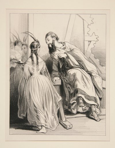 Donne-moi de ton feu sacre, Celestine da Paul Gavarni