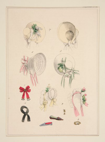 (Mode del negozio di Lucy Hoquet) da Paul Gavarni