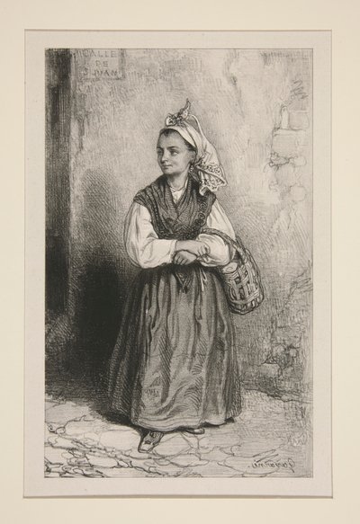 Rue de Saint-Jean da Paul Gavarni