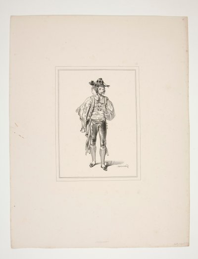 ARAGONAIS. Veste di drap. da Paul Gavarni