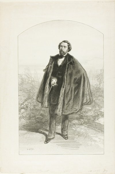 Alfred de Musset da Paul Gavarni