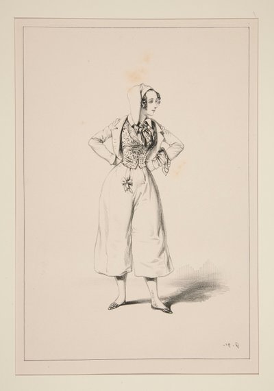 BLANCHISSEUR. Bonnet de coton da Paul Gavarni