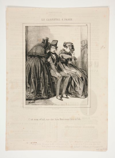 Ballo in maschera da Paul Gavarni