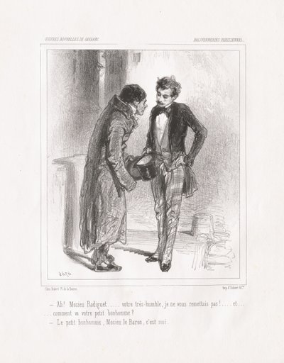 Baliverneries Parigine: Ah! Monsieur Radiguet da Paul Gavarni