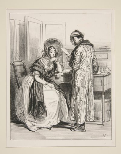 Bordereau da Paul Gavarni