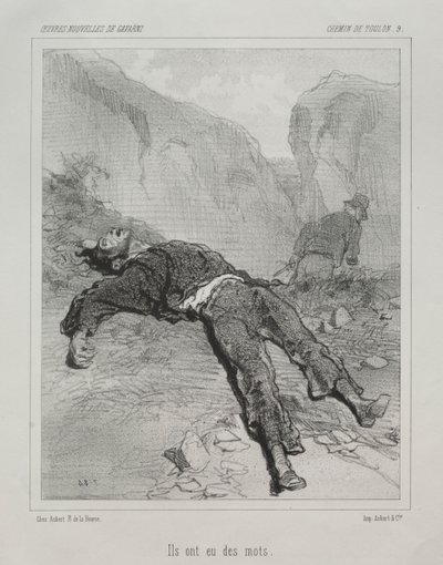 Chemin de Toulon da Paul Gavarni