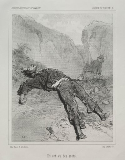 Chemin de Toulon da Paul Gavarni
