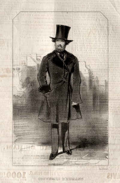 Costumi di Humann da Paul Gavarni