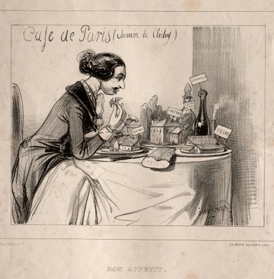 Croquis Fantastique: Buon appetito da Paul Gavarni