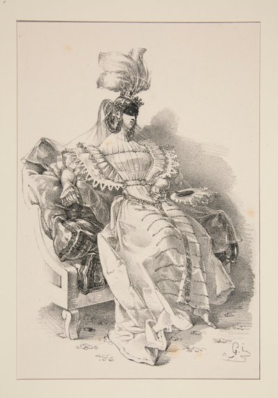 Duchessa da Paul Gavarni