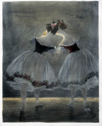 Ballerini di Gavarni - XIX secolo da Paul Gavarni
