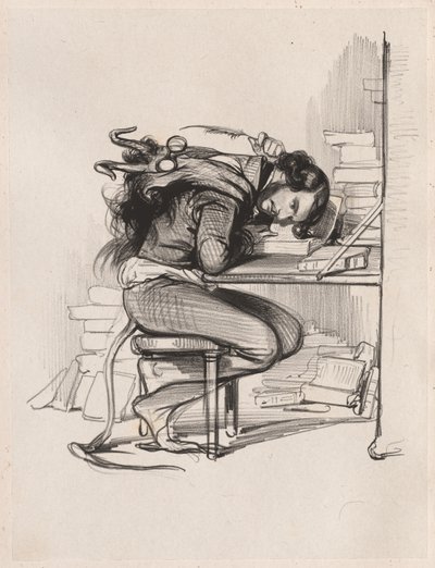 Émile Forgues (Old Nick) da Paul Gavarni