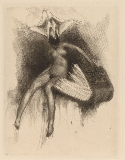 Ex Libris C. Patel da Paul Gavarni