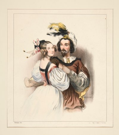 Febbraio da Paul Gavarni