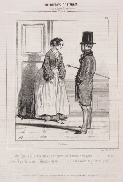 Fourberies de Femmes: En matière de sentiment, 1842 da Paul Gavarni