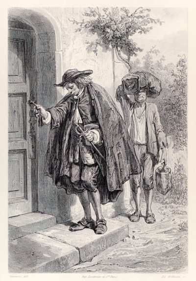 Gulliver arriva a casa alle tre del pomeriggio ed entra in casa, dall