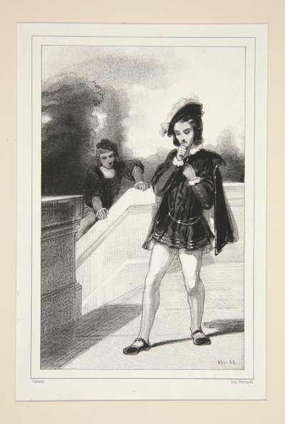 HENRI DE FRANCE ET CASTELNAU. 1532. da Paul Gavarni