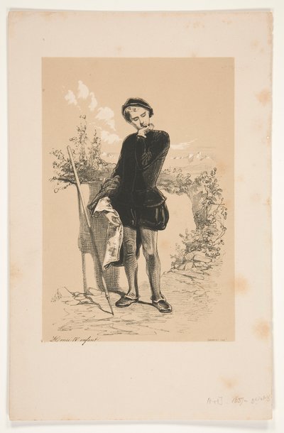 Enrico IV bambino da Paul Gavarni