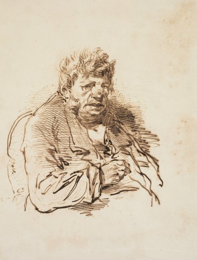 Testa di un vecchio da Paul Gavarni