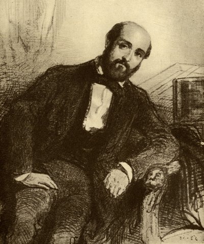 Henry Murger (1822-61) da Paul Gavarni