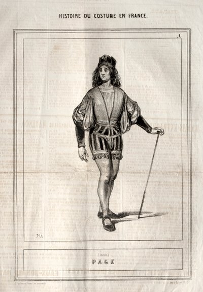 Historique du Costume en France: Pagina da Paul Gavarni