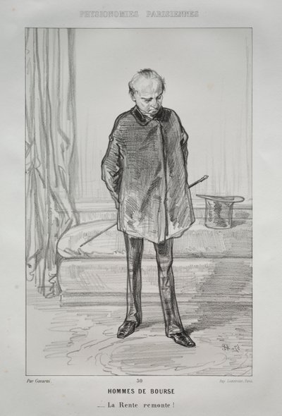 Uomini di borsa da Paul Gavarni