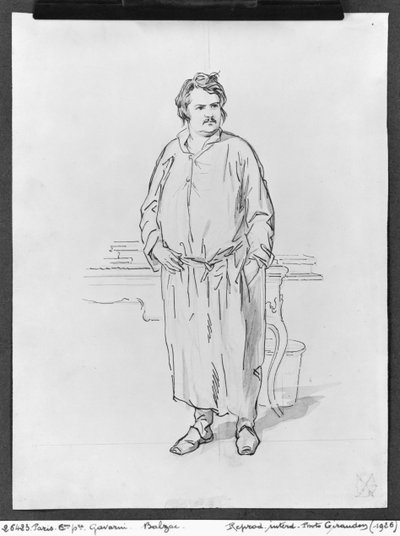 Honoré de Balzac da Paul Gavarni