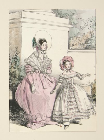 LUGLIO 1838. Abito in mussola di Surat. da Paul Gavarni