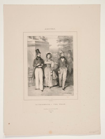 La Passeggiata da Paul Gavarni