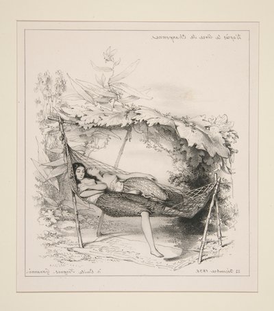 LE HAMAC. da Paul Gavarni
