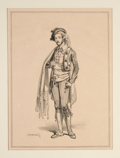 Il mulattiere (Costume di) da Paul Gavarni
