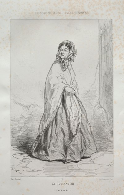 La Panettiera da Paul Gavarni