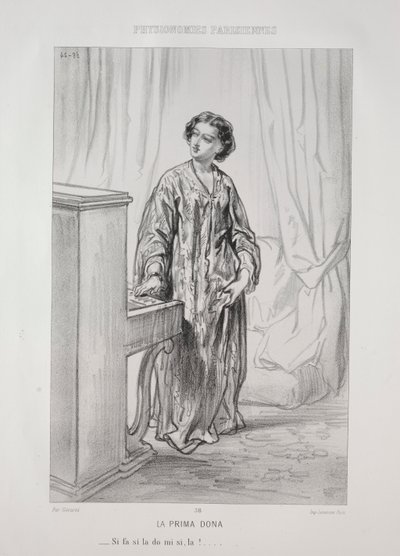 La prima donna da Paul Gavarni