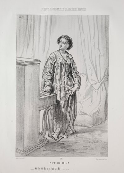 La Prima Donna da Paul Gavarni
