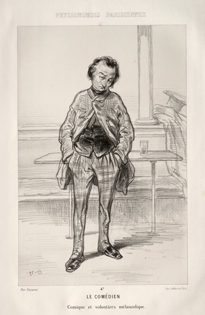 Il comico da Paul Gavarni