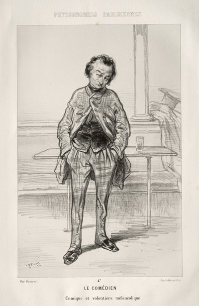 Il comico da Paul Gavarni