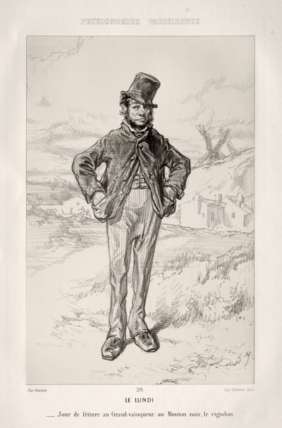Il lunedì da Paul Gavarni