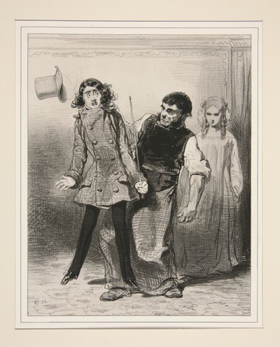 Il padre della Lorette da Paul Gavarni